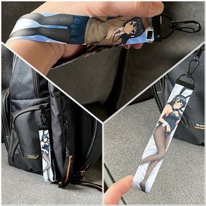 Handmade Anime Mai Sakurajima Rascal Does Not Dream Wristlet Lanyard Keychain